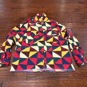 BDG Urban Outfitters Long Sleeve Shirt Indie Grunge Button Down Womens Size M